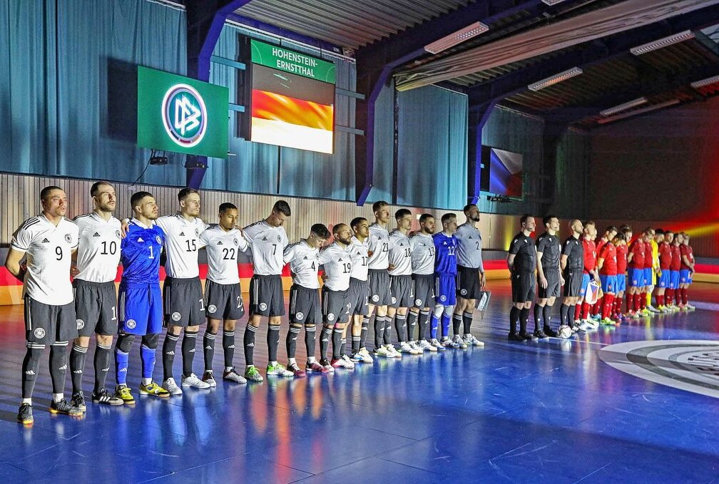Futsal Länderspiel Deutschland -Tschechien in Hohenstein-Ernstthal im HOT Sportzentrum. Foto: Andreas Kretschel