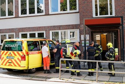 Gasgeruch an Chemnitzer Schule: Mehrere Kinder im Krankenhaus - Gas-Alarm in Chemnitz. Foto: Harry Härtel