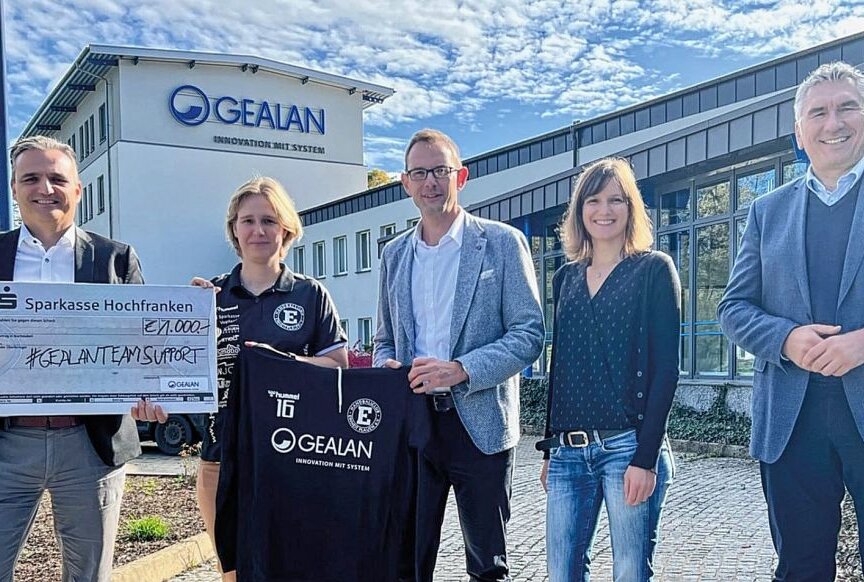 Gealan-Team-Support: Die drei Gewinner 2022 stehen fest! - Das Vereinsprojekt des HC Einheit Plauen ist mit 1.000 Euro bezuschusst wurden. Foto: Marc Schenk