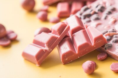 Genuss pur: Die 10 größten Schokoladen-Trends - Die Ruby Schokolade ist eine neue eigenständige Schokoladensorte.