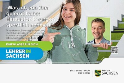 Geringe Wertschätzung, viel Stress: Lehrkräfte-Kampagne räumt mit Vorurteilen auf - In Sachsen wurde nun eine Kampagne gestartet, um junge Menschen für den Lehrerberuf zu begeistern. Foto: Staatsministerium für Kultus