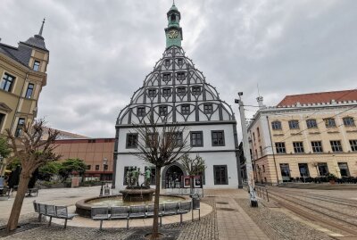 Gewandhaus Zwickau: 500 Jahre Grundsteinlegung gefeiert - Das Gewandhaus. Foto: L. Thiele
