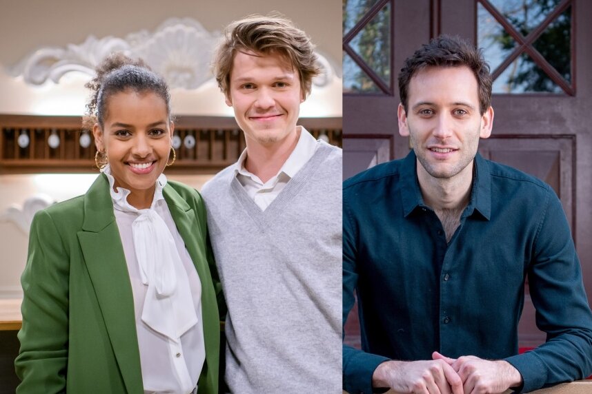 Gleich drei (!) neue Gesichter beim "Sturm der Liebe" - v.l.: Imani (Belina Mohamed-Ali), Julian (Tim Borys) und Otto (Maurice Lattke) kommen an den Fürstenhof.