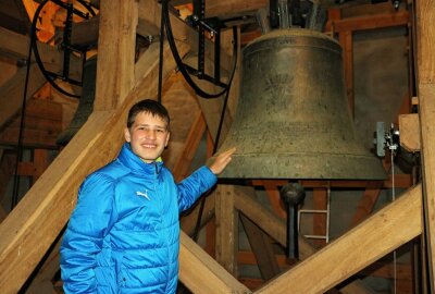 "Glockenfan Vogtland": 14-Jähriger hat eigenen Youtube-Kanal - Die Leubnitzer Kirche mit ihren Glocken mag Johnny Geipel besonders. Foto: Simone Zeh