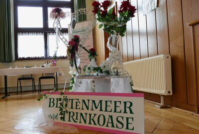Gornauer Hochzeitsmesse überrascht mit besonderen Skulpturen - Außergewöhnliche Kreationen zogen die Blicke auf sich. Foto: Andreas Bauer