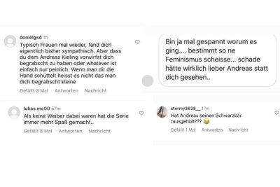 Grenzüberschreitung bei "7 vs. Wild": Andreas Kieling von Produktion ausgeschlossen - Reaktionen, die Ann-Kathrin entgegen schlugen. Credit: Instagram @affe_auf_bike
