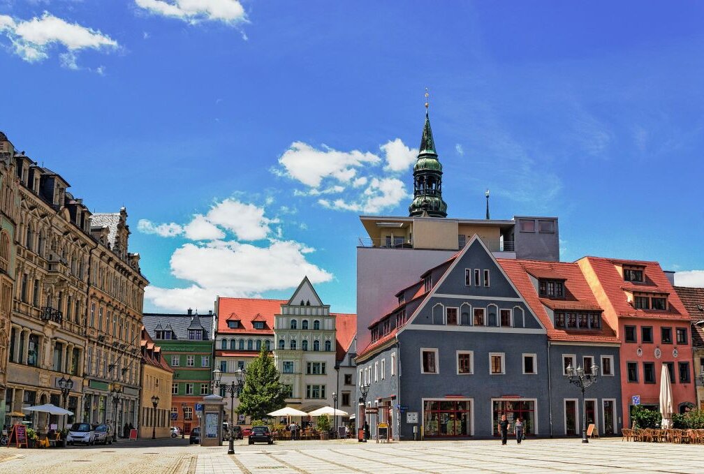 Hauptmarkt in Zwickau: Hier findet bald das Stadtfest statt. Foto: Adobe Stock