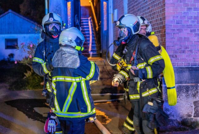 Am Donnerstagabend gegen 22 Uhr wurden die Kameraden der Freiwilligen Feuerwehr Auerbach zu einem Großeinsatz gerufen. Foto: B&S David Rötzschke