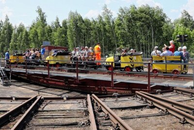 Großes Schienentrabitreffen am Wochenende in Rochlitz - Großes Schienentrabi-Event in Rochlitz. Foto: Andrea Funke