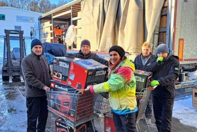 Hainichen: Erster Hilfstransport in diesem Jahr startet - :Generatoren werden von Spendengeldern gekauft und von Hainichen aus in die Ukraine verschickt. Foto: privat