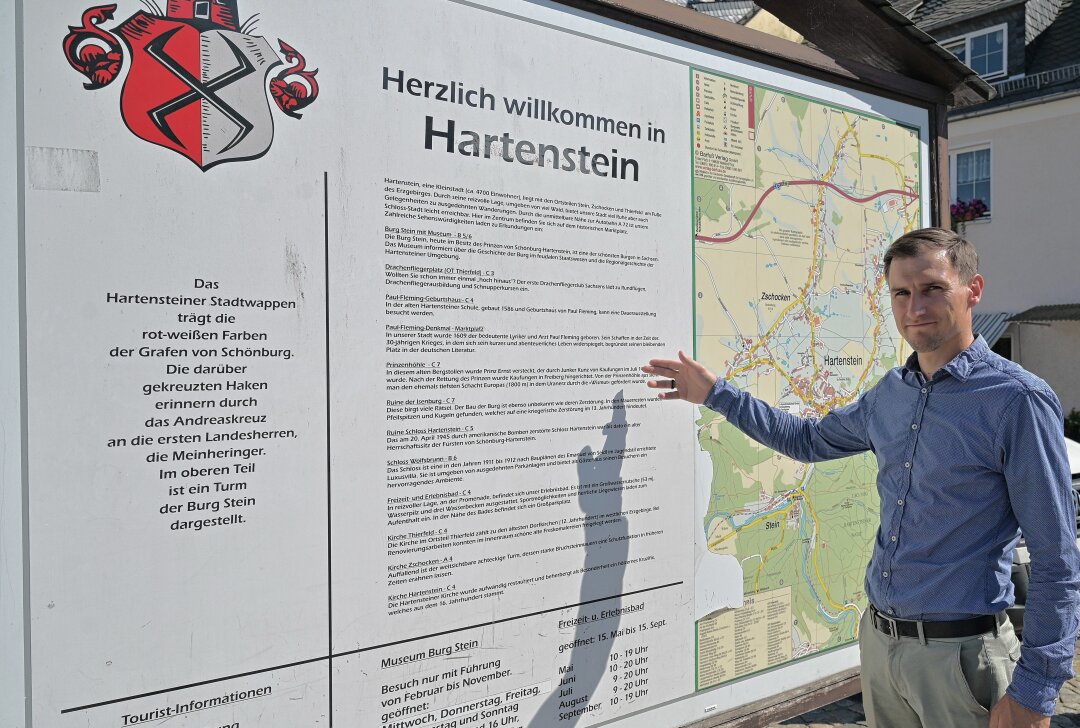 Hartensteiner laden zur Kirmes ein - Martin Kunz, Bürgermeister von Hartenstein, lädt ein zur Hartensteiner Kirmes. Foto: Ralf Wendland