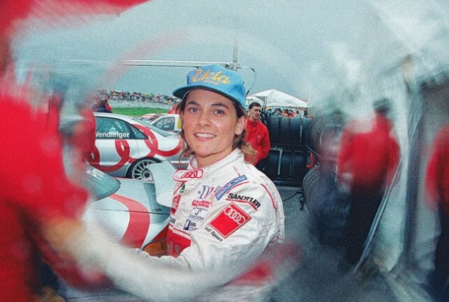 Heute vor 25 Jahren erstes Auto-Rennen auf neuem Sachsenring - Tamara Vidali. Foto: Thorsten Horn