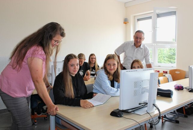 Hier wurde digitale Gesundheit trainiert - Die Workshops absolvierten die Schülerinnen und Schüler mit Bravour. Foto: Jana Kretzschmann