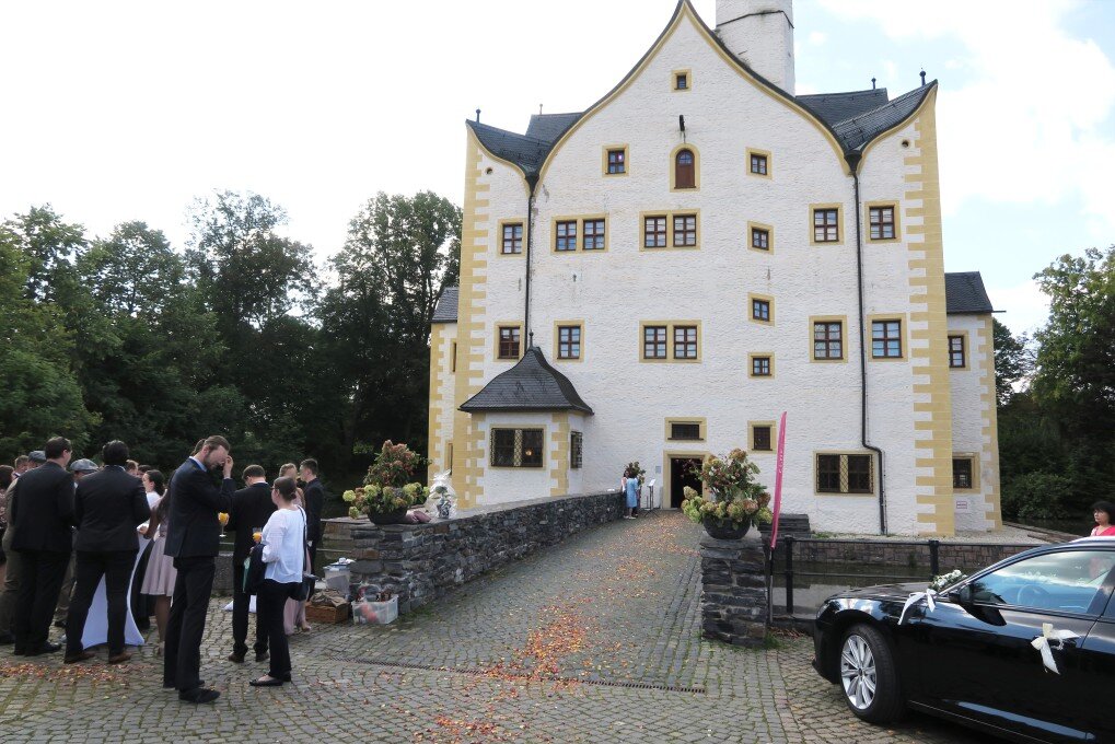 Am Samstag ist Hochzeitsmesse auf dem Gelände des Wasserschlosses Klaffenbach. 