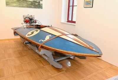 Hohensteiner Rennsport-Museum geht aufs Wasser - Das älteste ausgestellte Boot ist Baujahr 1938. Foto: Thorsten Horn