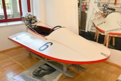 Hohensteiner Rennsport-Museum geht aufs Wasser - Rennboot aus den 1960er-Jahren. Foto: Thorsten Horn