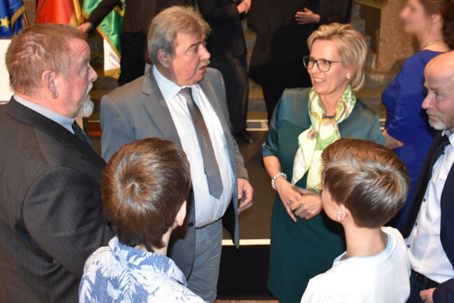 Hohndorfer Schüler treffen den Ministerpräsidenten - 