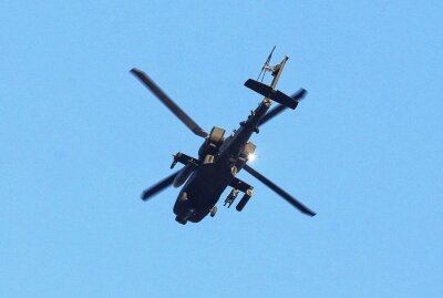 Hubschrauber der US-Army immer wieder am Himmel über Sachsen zu sehen - US-Army Maschinen in der Luft. Foto: Andreas Kretschel