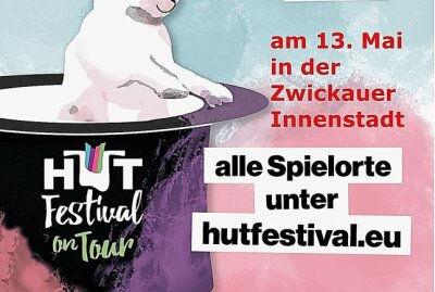 Hutfestival geht auf "Tour" in die Zwickauer Innenstadt - Das Hutfestival kommt nach Zwickau. Foto: Pressebild