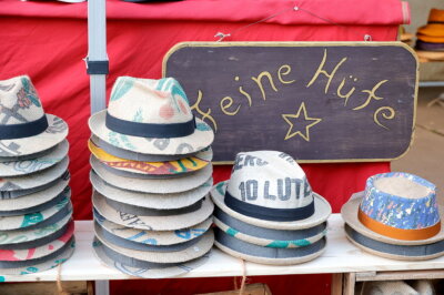Hutfestival startete in der Chemnitzer Innenstadt - HUTFESTIVAL in der Chemnitzer Innenstadt eröffnet. Foto: Harry Härtel