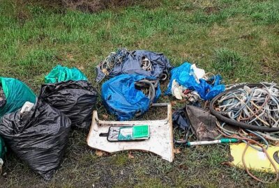 Illegaler Müll in Leipzig nimmt überhand - Gewerbemüll in Baalsdorf. Foto: privat