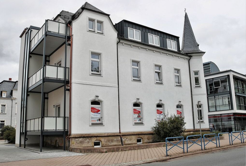 Im Alten Rathaus in Flöha wird jetzt gewohnt - Einst Rathaus - heute Wohngebäude. Foto: Knut Berger