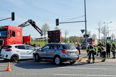 Im Berufsverkehr: Kreuzungscrash auf dem Südring - Auf dem Südring ereignete sich ein Unfall. Foto: Harry Haertel