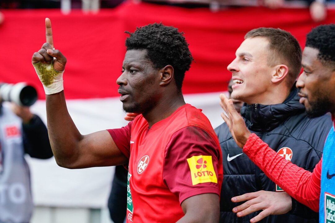 Im Halbfinale: Funkel verzichtet auf Lauterns Top-Stürmer - Hat in der laufenden Zweitliga-Saison bereits 14 Tore erzielt: Kaiserslauterns Ragnar Ache.