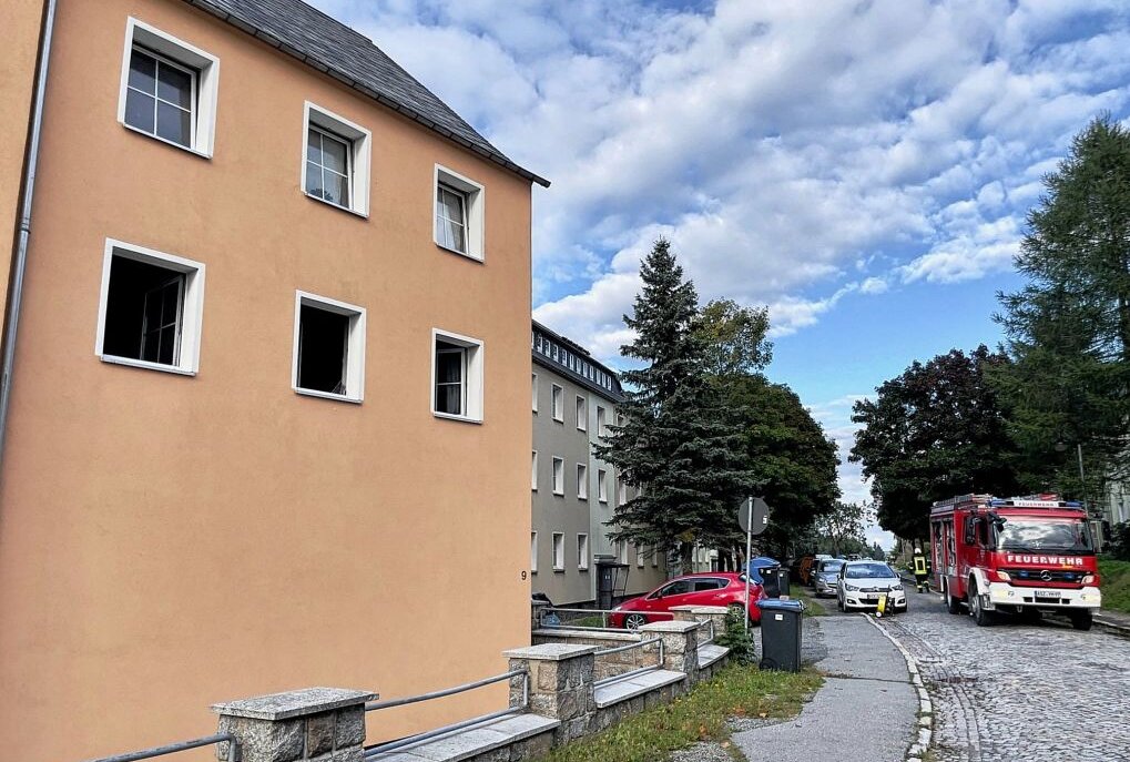 Johanngeorgenstadt: Wohnung in Brand geraten - Am Mittwochnachmittag kam es zu einem Wohnungsbrand in Johanngeorgenstadt. Foto: Daniel Unger