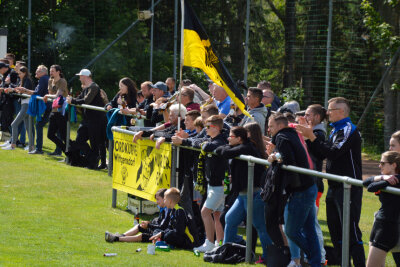 Jubiläumsparty: Wacker Wittgensdorf holt runden Geburtstag zum 33. nach - Die Fans der "Nordkurve" unterstützen ihren Verein bei jedem Spiel.
