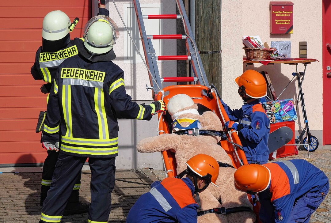 Jugendfeuerwehr Oberlauterbach feiert 25-jähriges Bestehen - Impressionen des Feuerwehr-Erlebnis-Tags in Oberlauterbach. Foto: FF Oberlauterbach