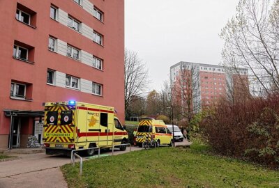 Junge Frau nach Crash in Markersdorf schwer verletzt - Die Unfallstelle in Chemnitz. Foto: Harry Härtel