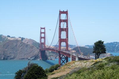Kalifornien kulinarisch: Food-Trucks und Gourmet-Sterne - Die Golden Gate Bridge ist das Wahrzeichen San Franciscos.