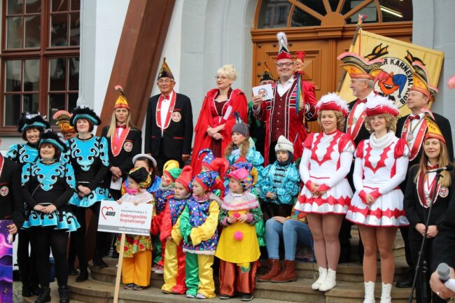 Karnevalisten fordern in Chemnitz und Freiberg den Rathausschlüssel - Auch in Freiberg hat die Karnevals-Saison begonnen.