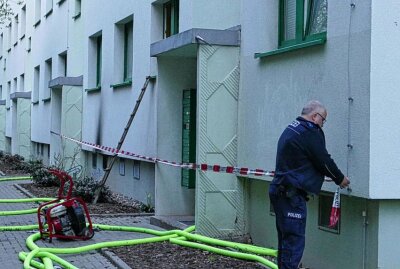 Kellerbrand in Döbeln: Mehrere Verletzte - In Döbeln kam es am Donnerstagabend zu einem Kellerbrand. Foto: LausitzNews