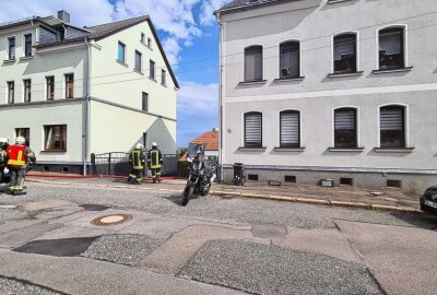 Kellerbrand in Zwickauer Mehrfamilienhaus - In Zwickau kam es zu einem Kellerbrand. Foto: Mike Müller
