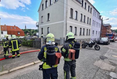 Kellerbrand in Zwickauer Mehrfamilienhaus - In Zwickau kam es zu einem Kellerbrand. Foto: Mike Müller