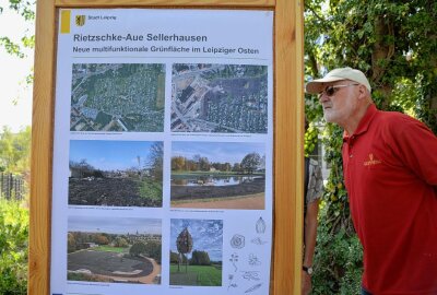 Klimawandel: Leipziger Park zum Naturschutzprojekt 2022 gekürt - Der neue Park in der Rietzschke-Aue im Osten der Messestadt. Foto: Anke Brod
