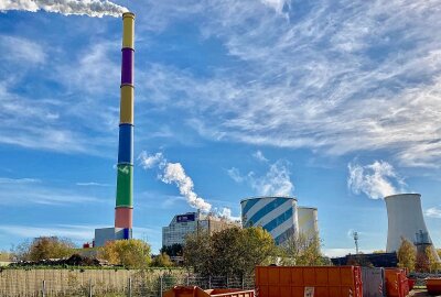 Kohle-Ausstieg: "Lulatsch" wird künftig nicht mehr qualmen - Heizkraftwerk Chemnitz. Foto: Steffi Hofmann