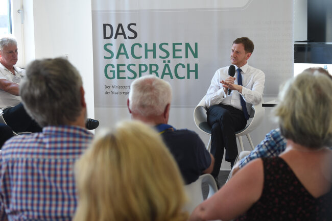 Kontroverses beim "Sachsen-Gespräch" - Foto: Andreas Seidel
