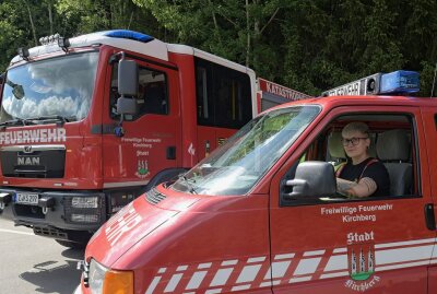 Kreisjugendfeuerwehrtage am Filzteich - Janine Becker gehört zur Feuerwehr Kirchberg, die ebenfalls mit einer Gruppe Kindern und Jugendlichen bei den Kreisjugendfeuerwehrtagen dabei gewesen ist. Foto: Ralf Wendland