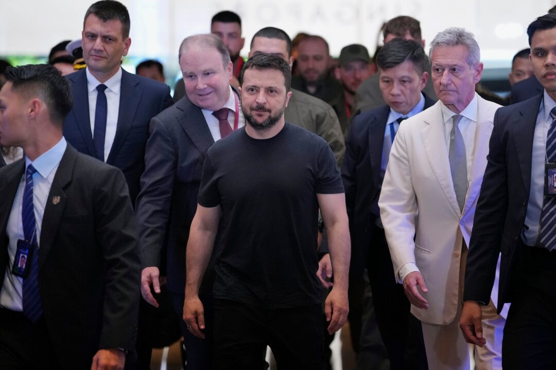 Krieg gegen die Ukraine: So ist die Lage - Morgen will der ukrainische Präsident Wolodymyr Selenskyj beim Sicherheitsforum in Singapur sprechen.