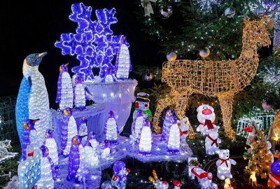 Kuhschnappel: Heitere Hingucker und tausende Lichter - Tierisch-weihnachtliche Vielfalt... Foto: Markus Pfeifer