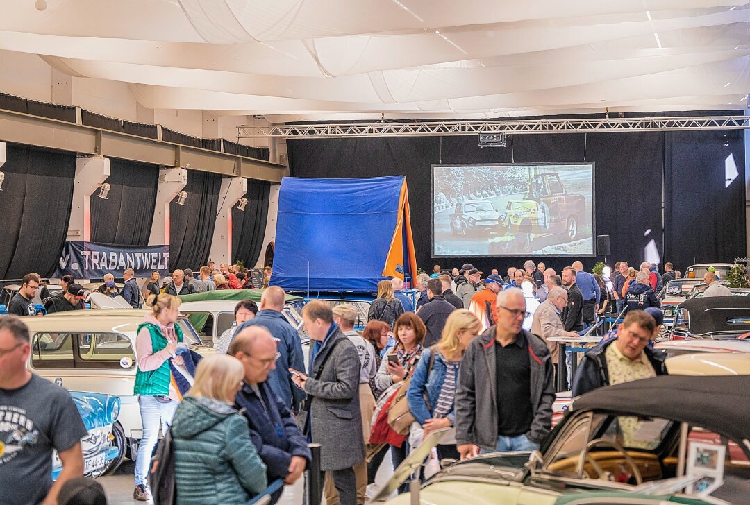 Kultauto und Klassiker in der Messe Chemnitz - Am 16. und 17. März findet in der Chemnitzer Messe die Ausstellung "Trabi & Friends" statt. Foto: Max Grünwald