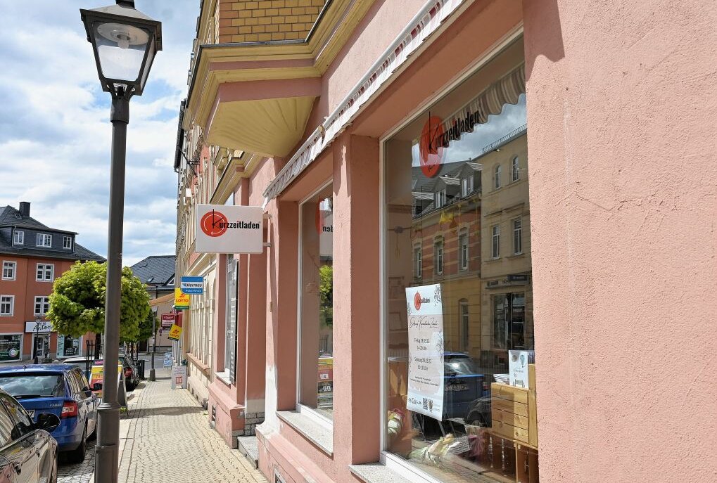 Kurzeitladen öffnet heute noch einmal die Türen - Kurzeitladen in Zwönitz. Foto: Ralf Wendland