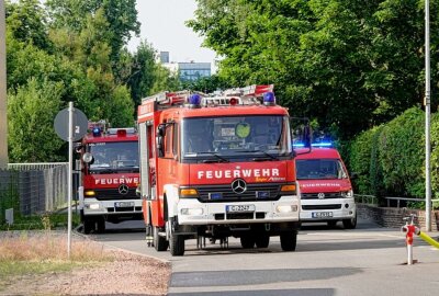 Lagerhallenbrand in Altchemnitz - Am Sonntag brannte in Altchemnitz eine Lagerhalle. Foto: Harry Härtel