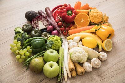 Lecker und gesund: Vegetarisch essen als Familie - Experten raten, pro Tag fünf Portionen Obst und Gemüse zu essen.