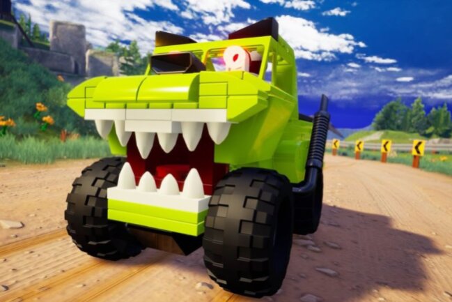 "Lego 2K Drive": Bei diesem Spiel wird man Bauklötzchen staunen - Spieler können auch eigene Fahrzeuge bauen.