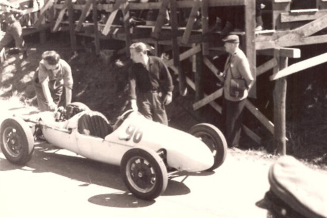 Der Cooper von Kurt Ahrens jun. 1959 am Sachsenring.
