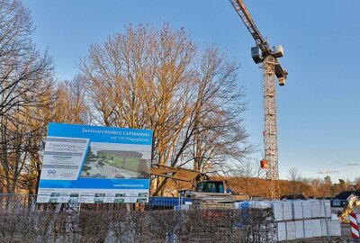 Lichtenstein: Nach Abriss wird nun neu gebaut - Die Bauarbeiten für das neue Seniorenzentrum haben begonnen.Foto: Markus Pfeifer